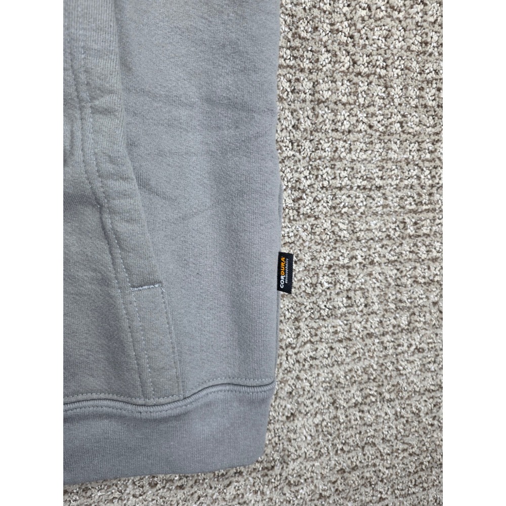 1620 Workwear Mens Gray Cordura ‎ Button Basic Work Hoodie Sweatshirt Size Large - Picture 5 of 8